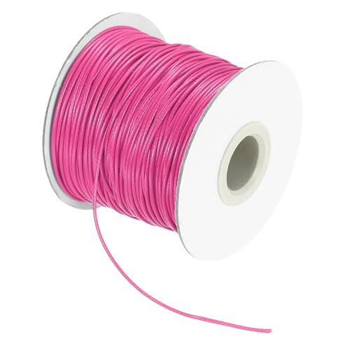 Waxed Cord 1mm Waxed Thread 87 Yard Wax String Leather Cord for Bracelet Making