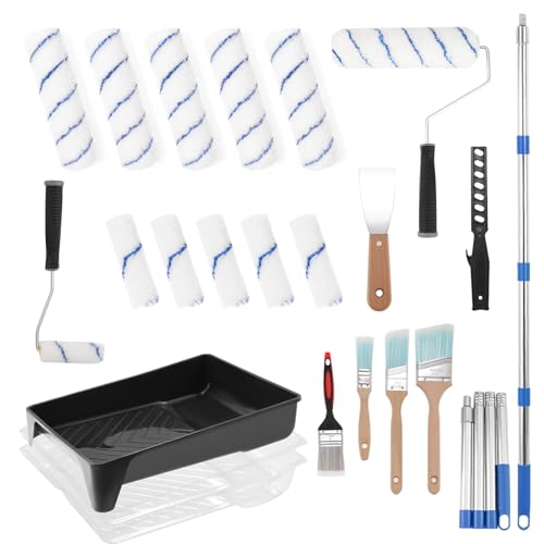 Paint Roller Kit with Extension Pole