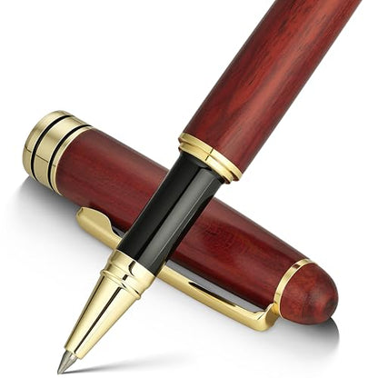 Luxury Wood Ballpoint Pen Writing Set