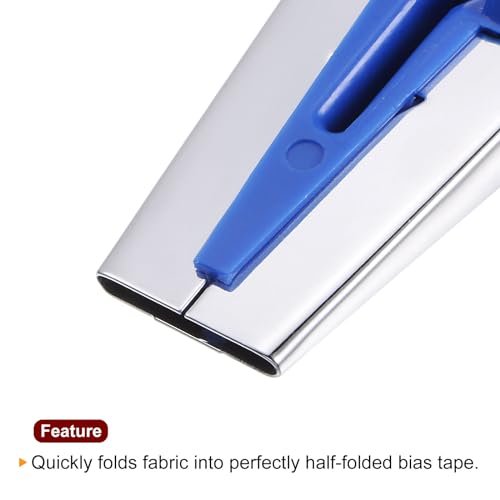 Bias Tape Maker Kit 25mm Single and Double Fold Fabric Bias Binding Maker Sew Tool for Fabric Quilting Sewing Crafting DIY