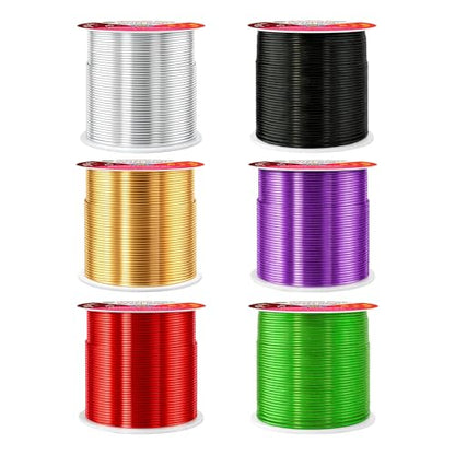 20 GA Silver Black Red Assorted Anodized Aluminum Craft Wire