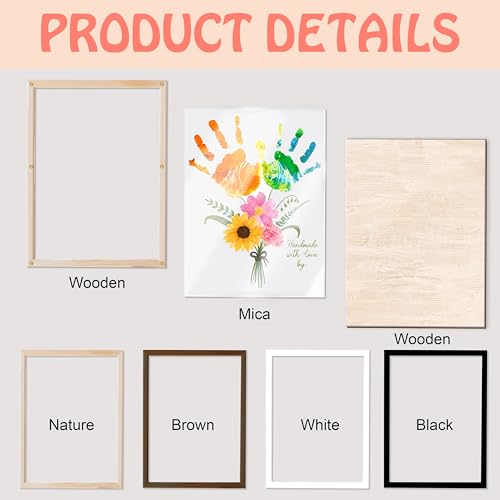 Flowers Bouquet Mother’s Day Handprint Art DIY Kit