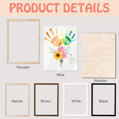 Flowers Bouquet Mother’s Day Handprint Art DIY Kit