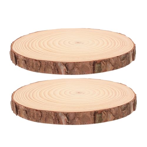 2pcs Outdoor Stepping Stones Wooden Garden Pathway Stones DIY Kit for Landscaping Safe Non