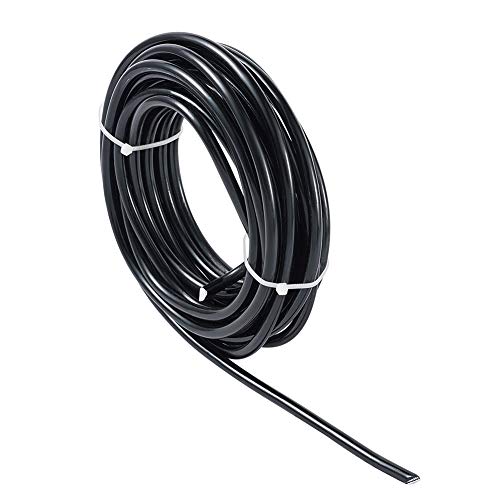 22.96 ft 3 Gauge Aluminum Bonsai Wire Black 6mm Thick Bendable Metal Craft Wire for Christmas Tree Decor Garden Landscape Craft Making Supplies (22.96 Foot)