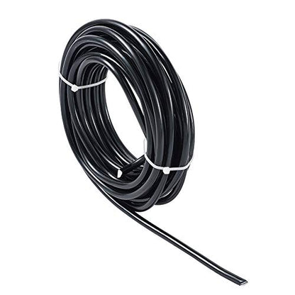22.96 ft 3 Gauge Aluminum Bonsai Wire Black 6mm Thick Bendable Metal Craft Wire for Christmas Tree Decor Garden Landscape Craft Making Supplies (22.96 Foot)