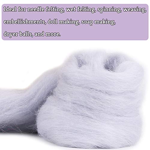 Wool Roving Bulk (8.8 Ounce)