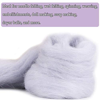 Wool Roving Bulk (8.8 Ounce)