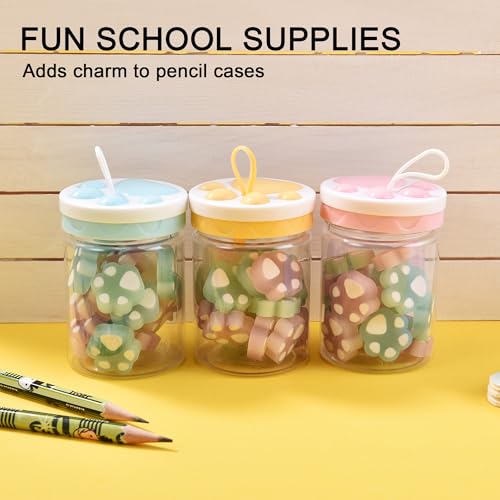 54Pcs Cat Paw Erasers for Kids (54 Count)