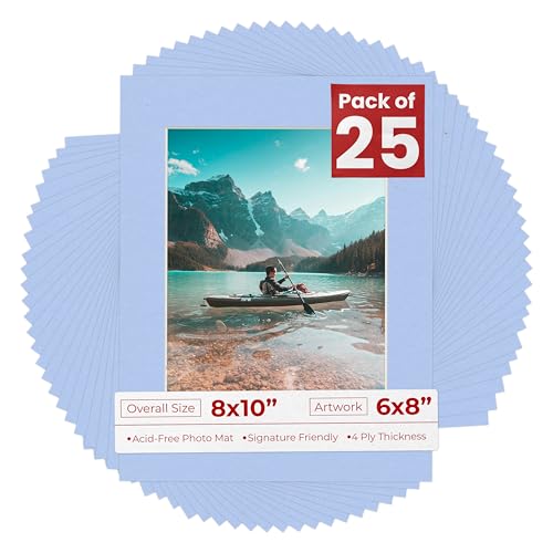 6x8 Mat for 8x10 Frame (25 Count)