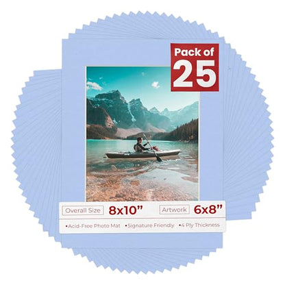 6x8 Mat for 8x10 Frame (25 Count)