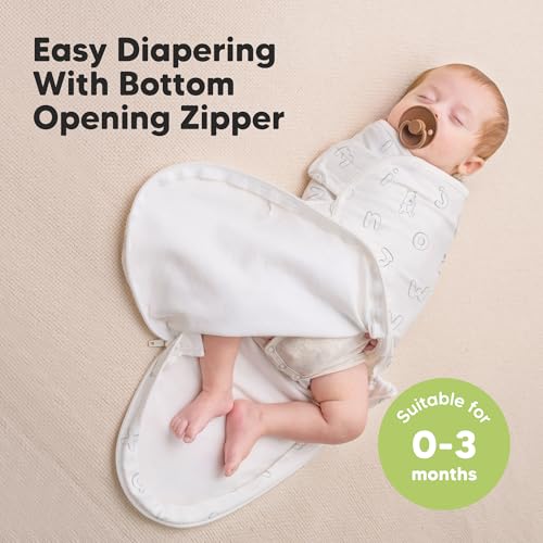 Newborn Swaddles with Zippers (3 Count)
