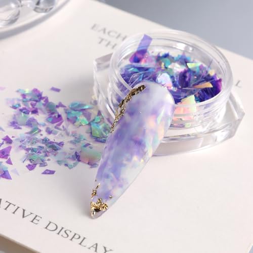 Holographic Chunky Glitter Nail Art Sequins