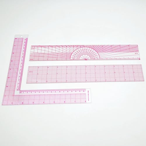 Clear Metric Sewing Rulers
