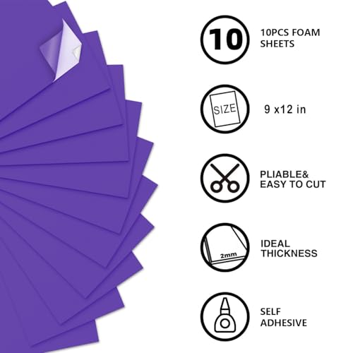 Self Adhesive Foam Sheets (10 Count)