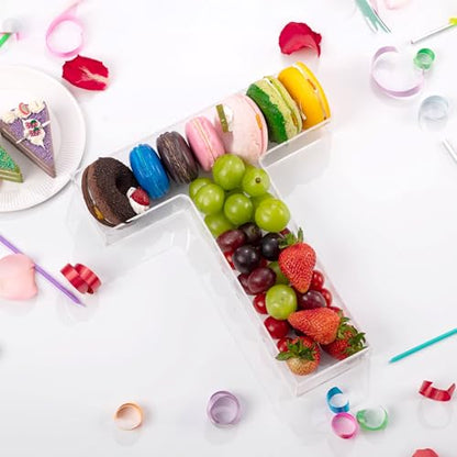 11" Clear Acrylic Letter & Number Charcuterie Tray