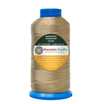 Size 69 210D T70 Dark Beige Bonded Nylon Thread (4500 Foot)