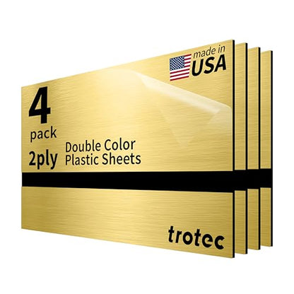 Metallic Looking Acrylic Sheet (4 Count)