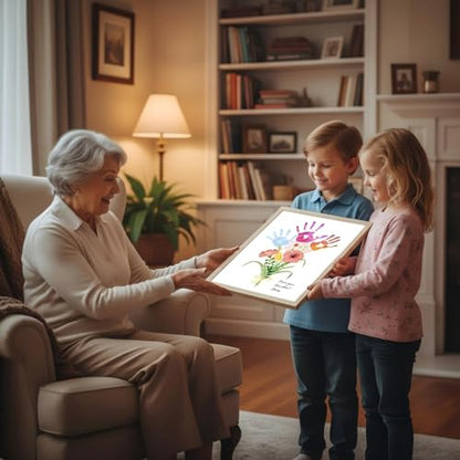 Handprint Art Craft Kit with Flower Bouquet