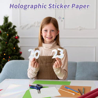 36 Sheets Holographic Sticker Paper