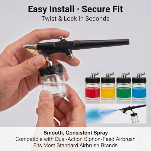 10pk 22cc Airbrush Bottles (10 Count)