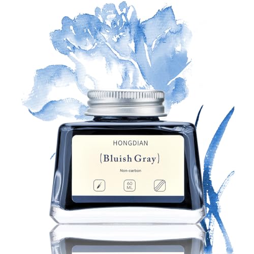 Hongdian Fountain Pen Bottled Ink Bluish Gray