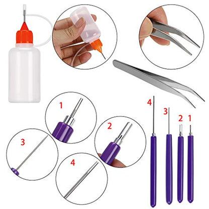 Paper Quilling Kit with 1860 Strips and Quilling Tools and Storage Box