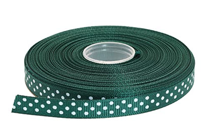 Polka Dot Grosgrain Ribbon 25 Yard Each Roll 100% Polyester