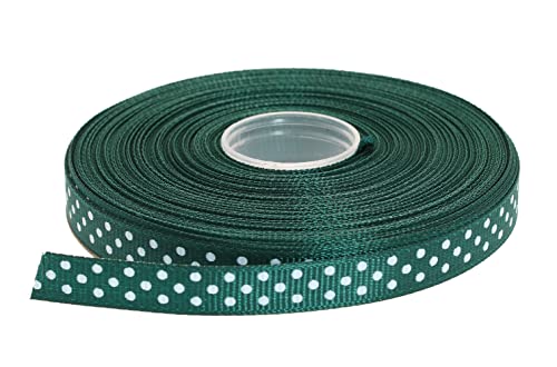 Polka Dot Grosgrain Ribbon 25 Yard Each Roll 100% Polyester