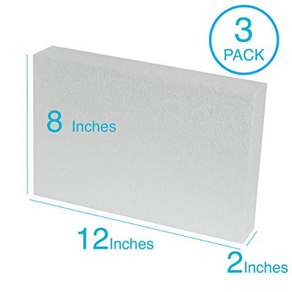 Silverlake 8x12x2 Craft Foam for Styrofoam Block Projects