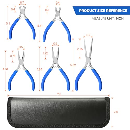 5 Pieces Mini Pliers