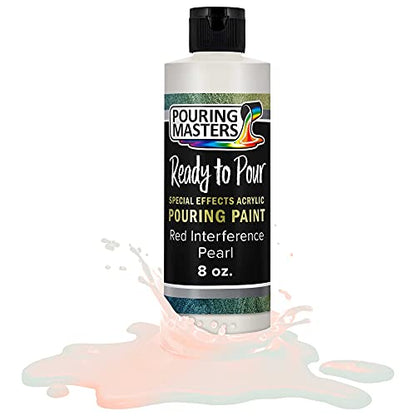 Pouring Masters Red Interference Pearl Special Effects Acrylic Pouring Paint (8 Fl Oz)