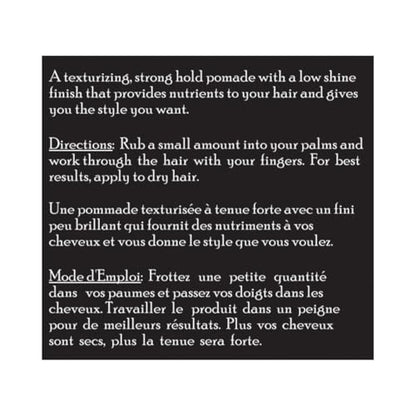 Strong Hold Texturizing Pomade For Men (2 Ounce)