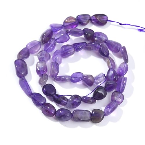 Purple Amethyst Pebble Nugget Oval Free Tumbled Stone 6
