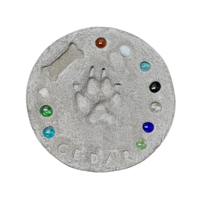 DIY Paw Print Stepping Stone Kit