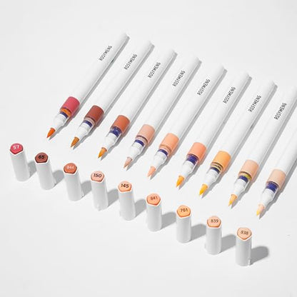ROSYMENG 9 Color Acrylic Paint Pens (9 Count)