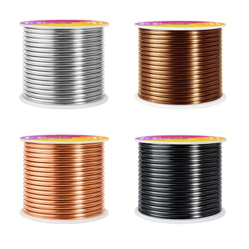 10 Gauge Neutral Anodized Aluminum Craft Wire (128 Foot)