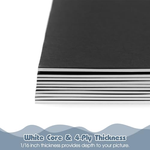 50 Pack 5x7 Uncut Photo Mat Matboards