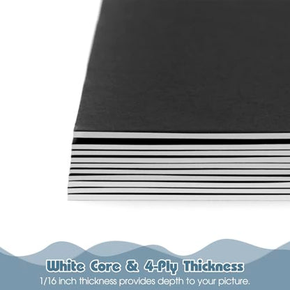 50 Pack 5x7 Uncut Photo Mat Matboards