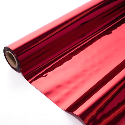Anderson's Red Shiny Metallic PVC Roll