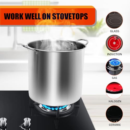 Canning Pot Water Bath Canner with Rack and Lid