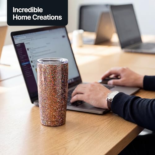 Craft Glitter Shaker Bronze Brown Holographic 110g Microfine (3.8 Ounce)
