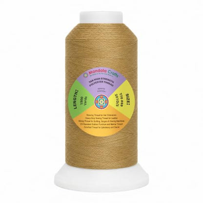 Tan Tex 70 Polyester Heavy Duty Thread for Upholstery