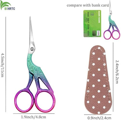 4.5Inch Small Sewing Crochet Scissors Sharp Tip Stainless Steel