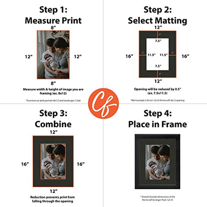 B404 Pre Cut Mat Board for 10x13 Print