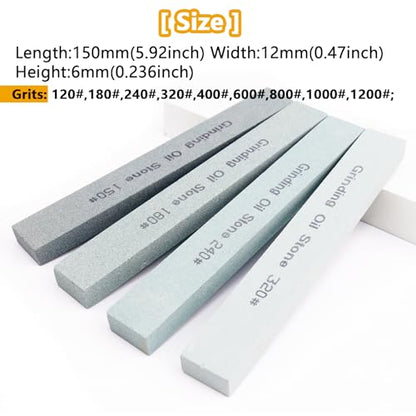 4Pcs Flat Sharpening Stone Set (4 Count)