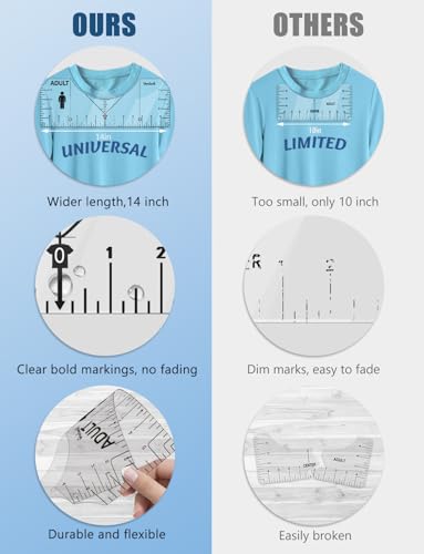 T Shirt Ruler for Precise Vinyl Alignment