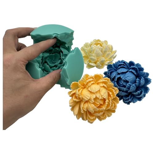 3D Blooming Chrysanthemum Silicone Mold for Crystal Epoxy Resin Flower