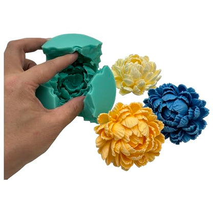 3D Blooming Chrysanthemum Silicone Mold for Crystal Epoxy Resin Flower