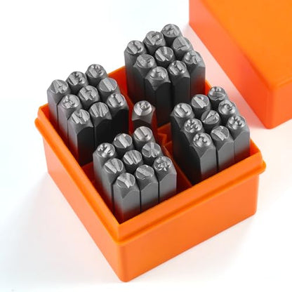 37 Pcs Number and Letter Stamp Set